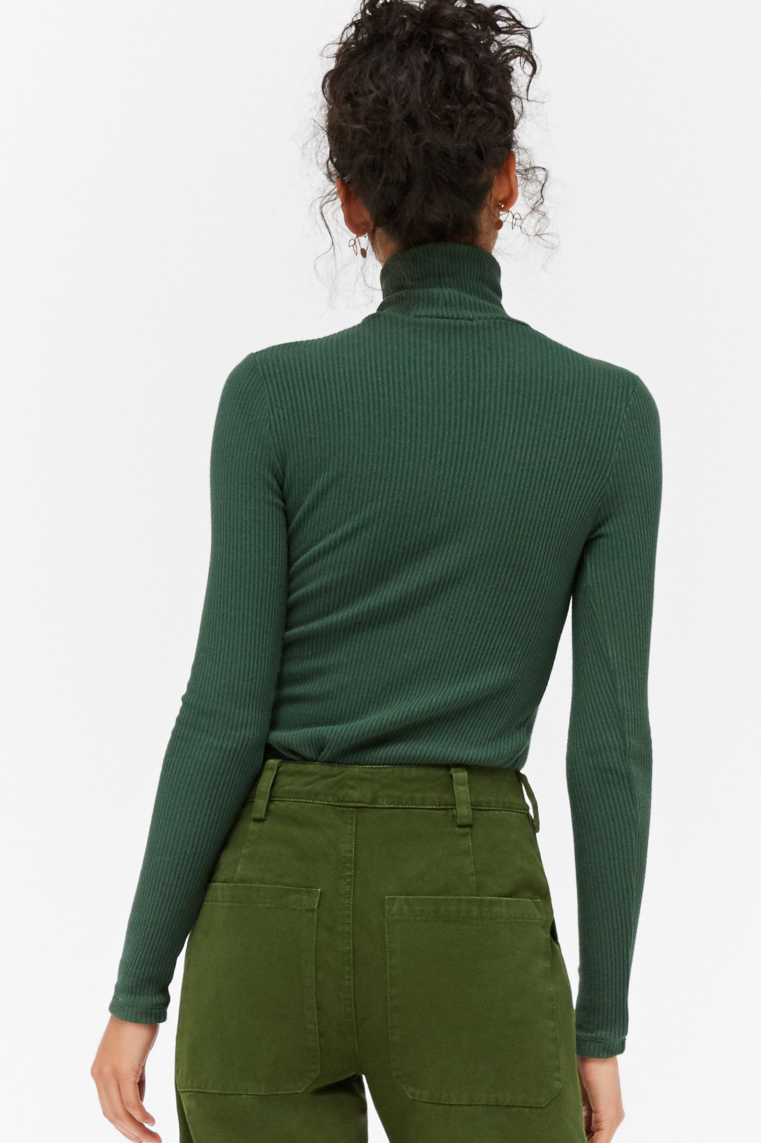 Sweater Rib Turtleneck - Absynthe