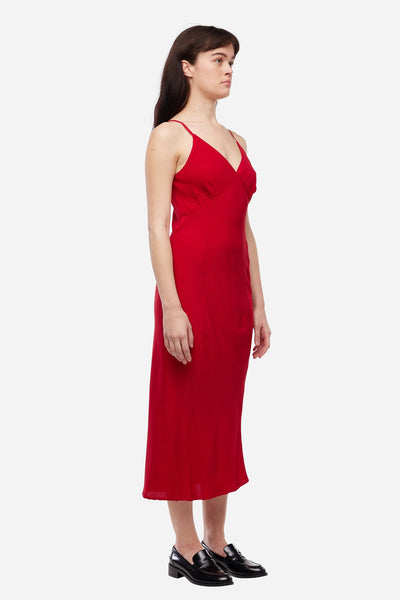 Freya Slip - Cherry Red