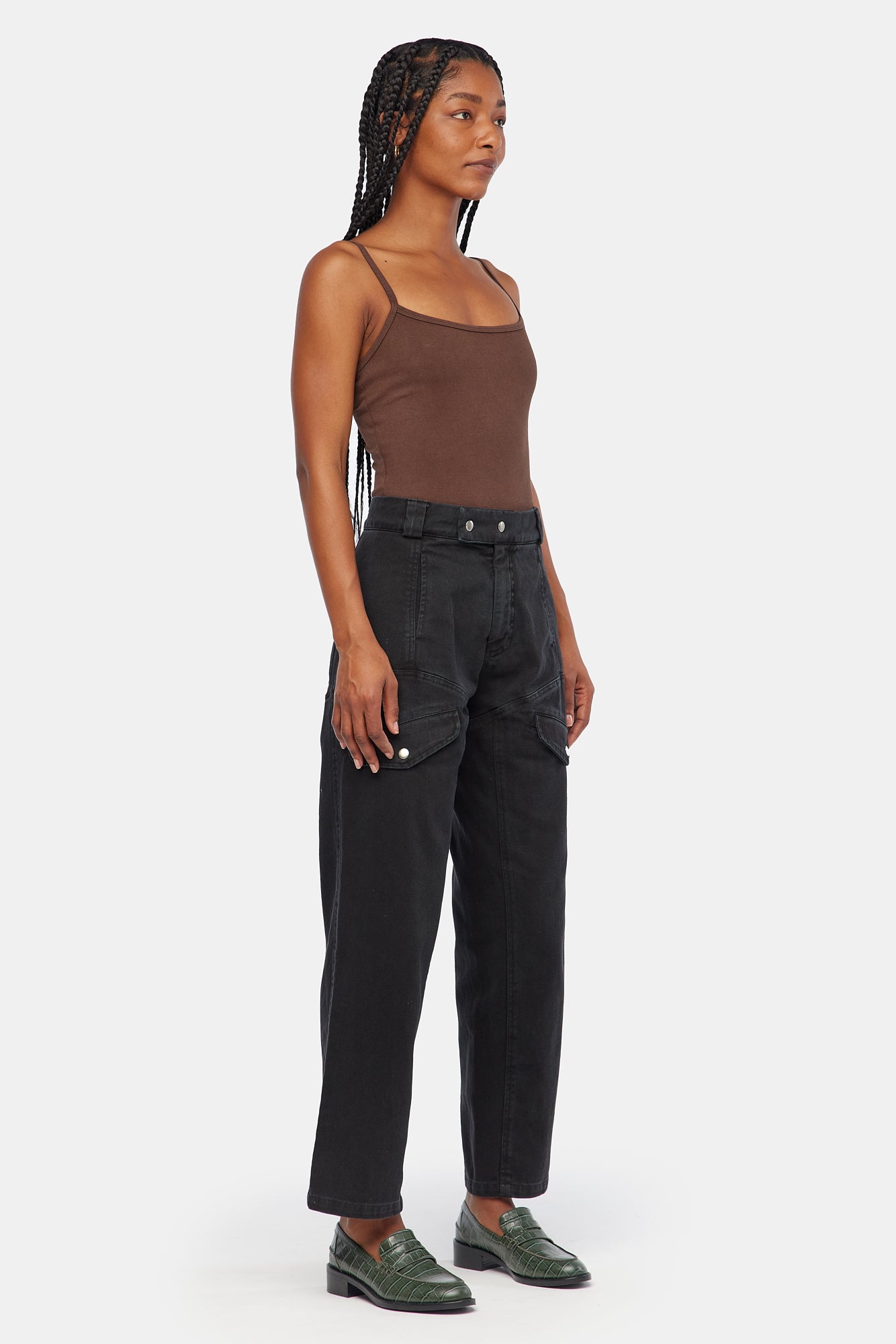 Diego Trousers - Washed Black