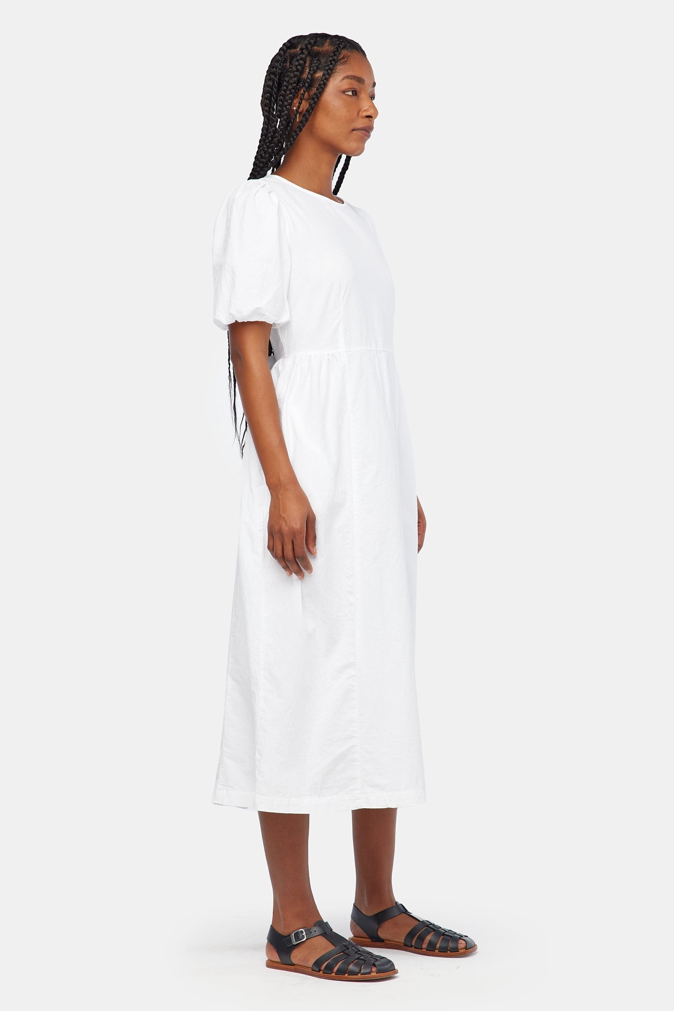 Aster Dress - Whitewash