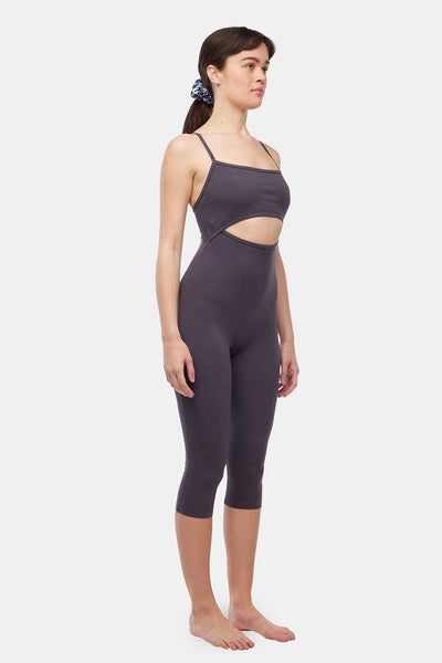Vida Unitard - Charcoal